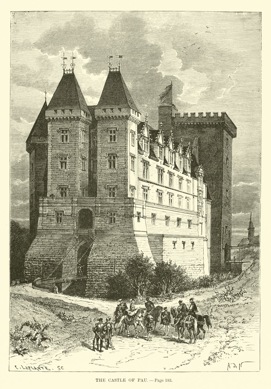 Das Schloss von Pau von French School