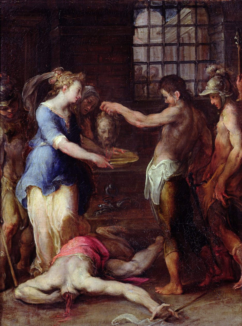Die Enthauptung von Johannes dem Täufer von French School
