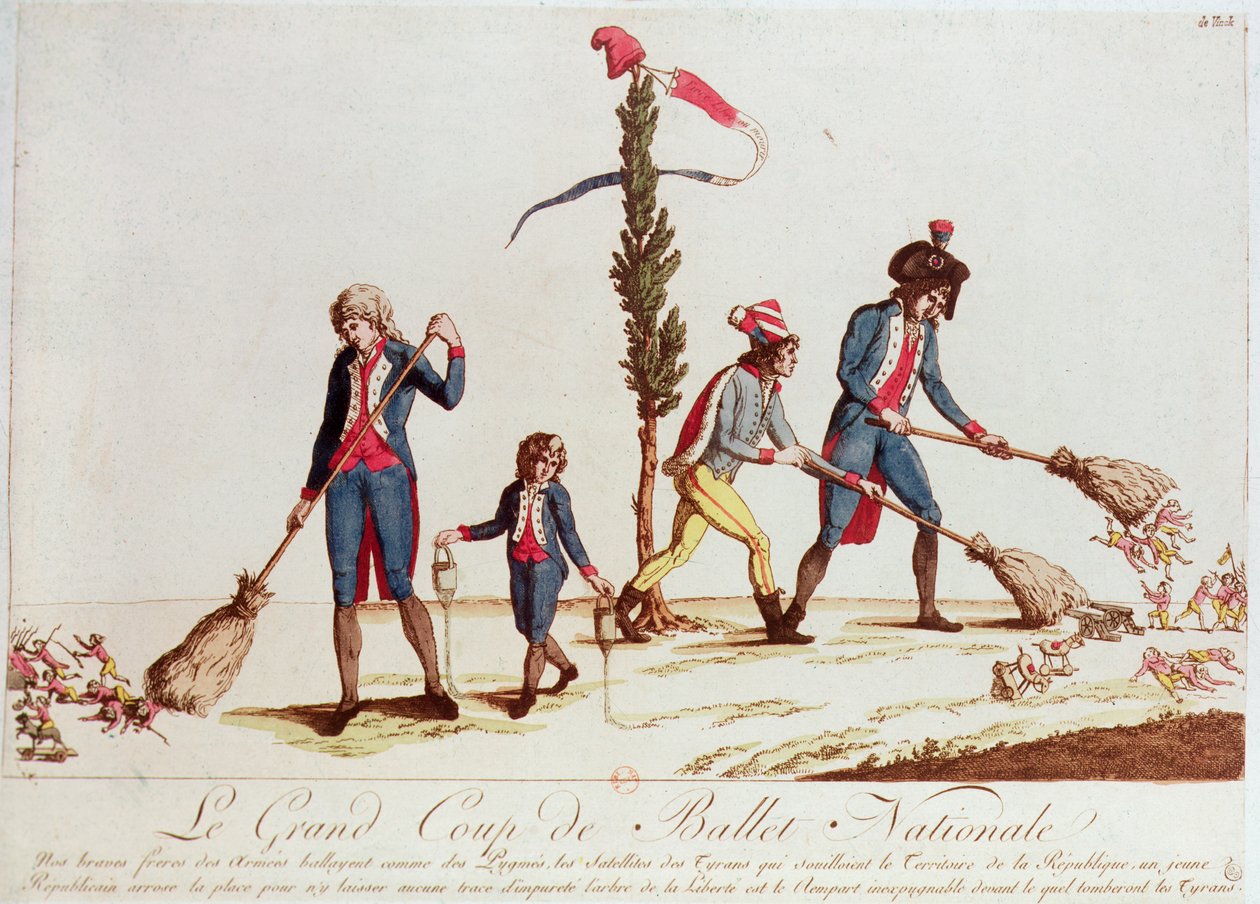 Das große nationale Aufräumen (Farbstich) von French School