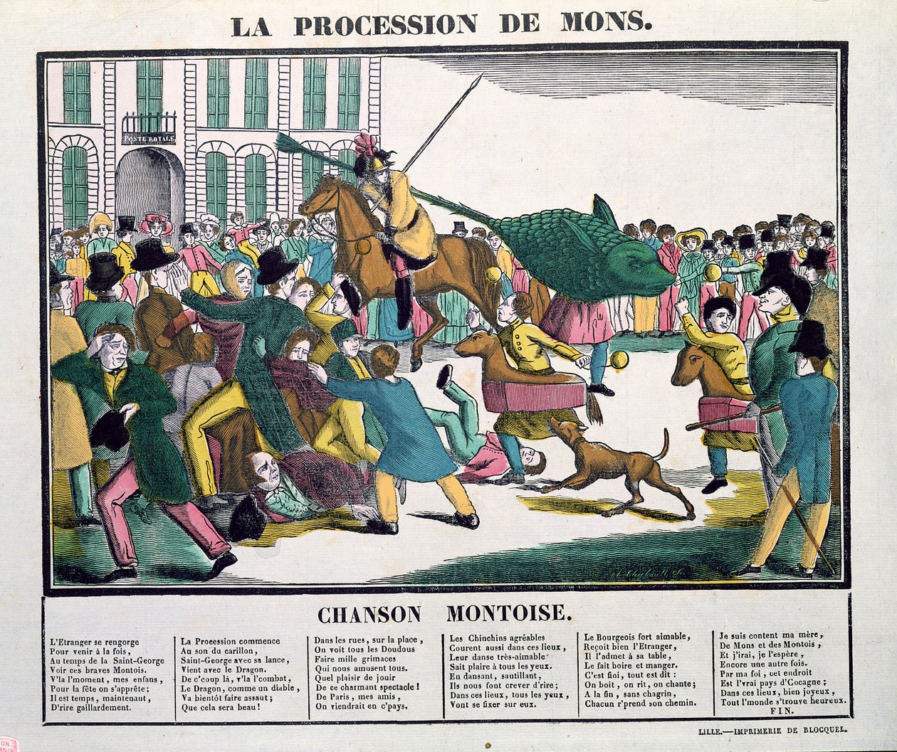 Der Lumeçon in Mons von French School