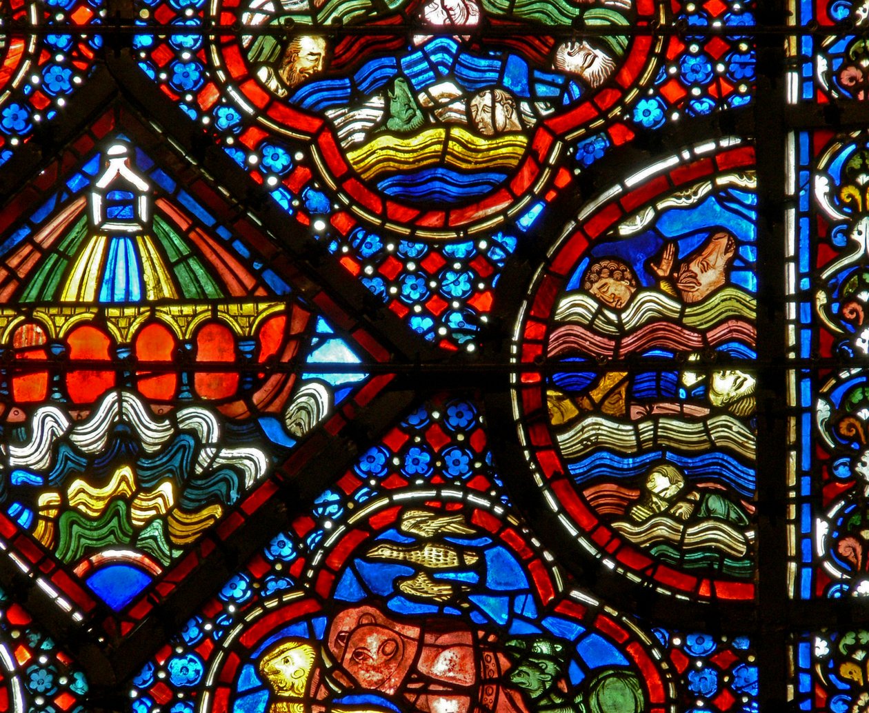 Das Noah-Fenster: Die Sintflut von French School