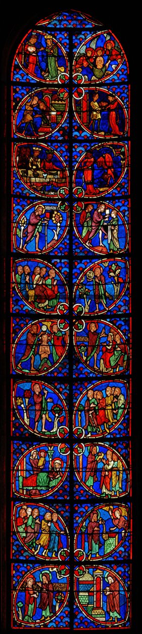 Das St. Johannes der Täufer Fenster von French School
