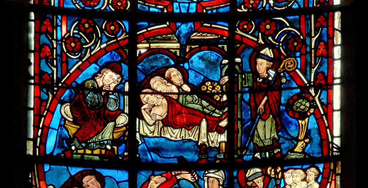Das St. Nikolaus-Fenster von French School