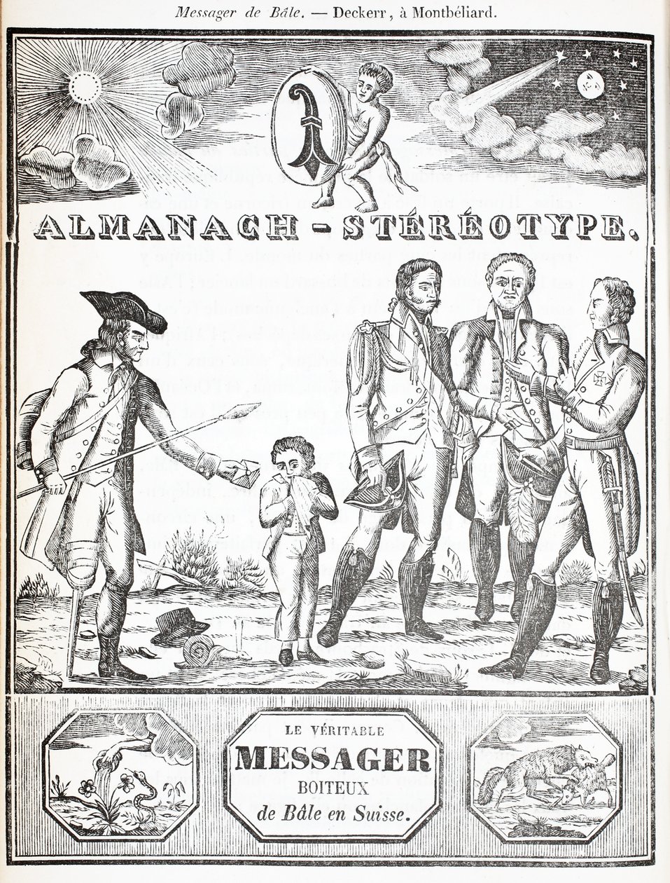 Der wahre lahme Bote, Basel, Schweiz von French School