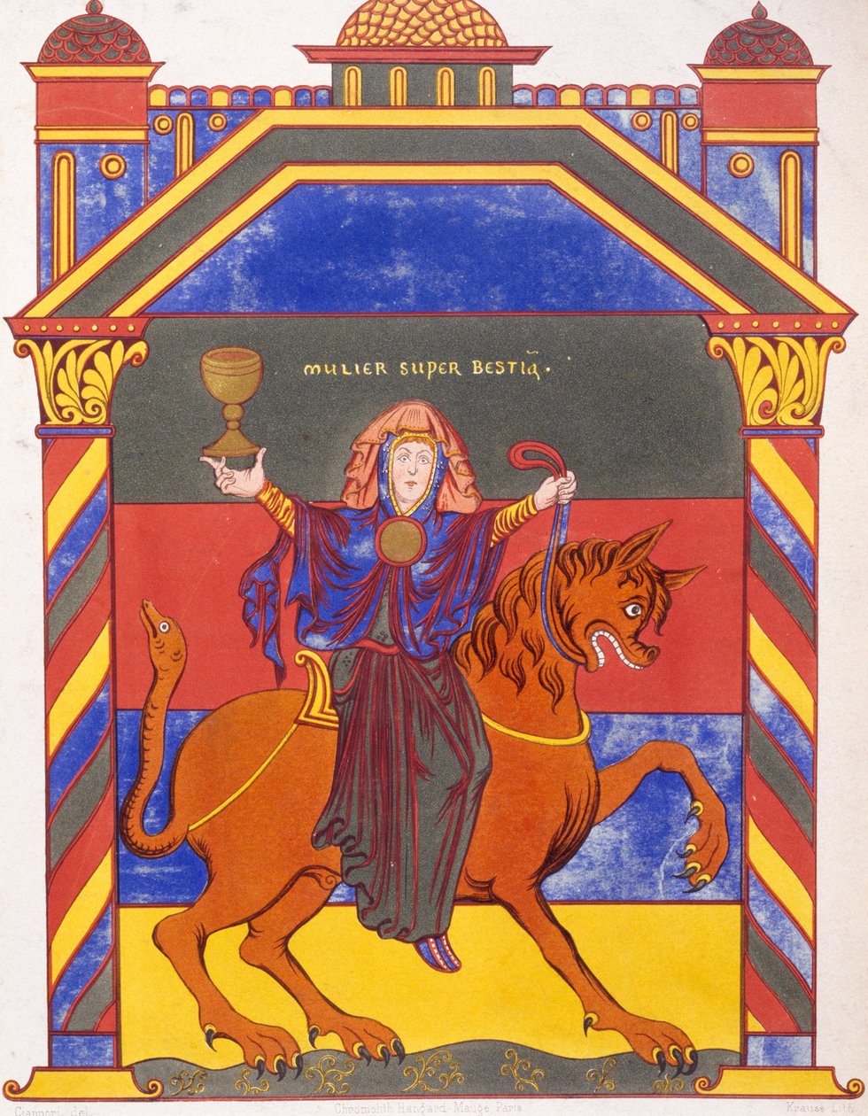 Die Personifikation von Babylon der Großen von French School