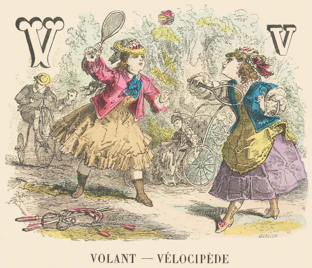 Lenkrad — Veloziped von French School