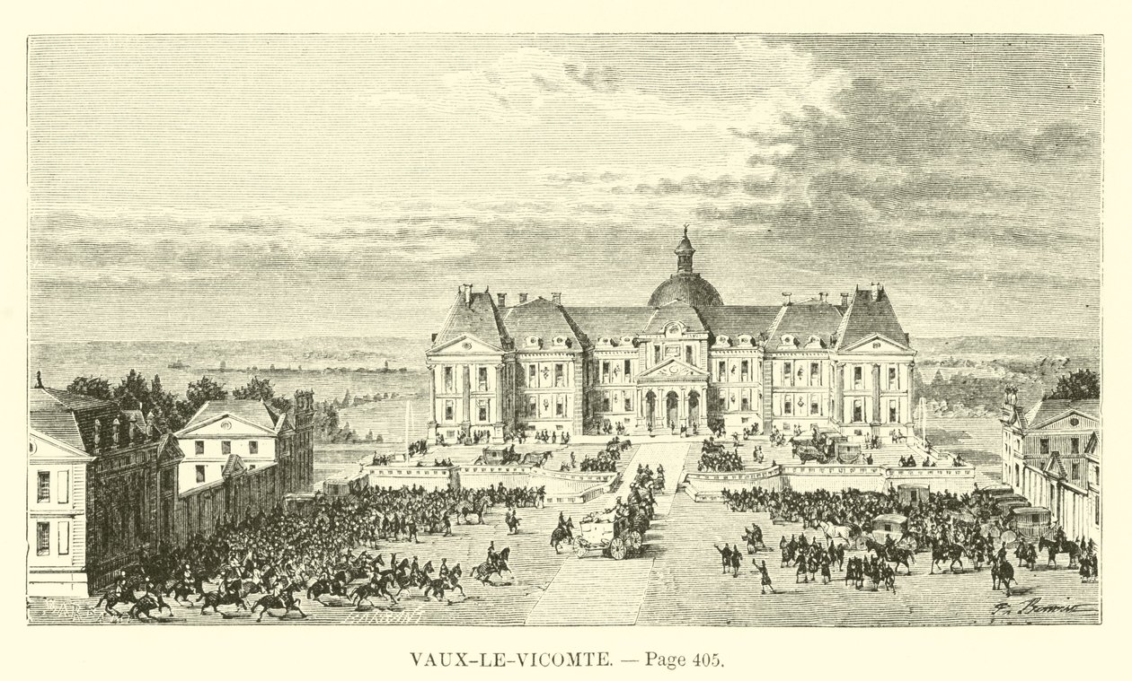 Vaux-le-Vicomte von French School