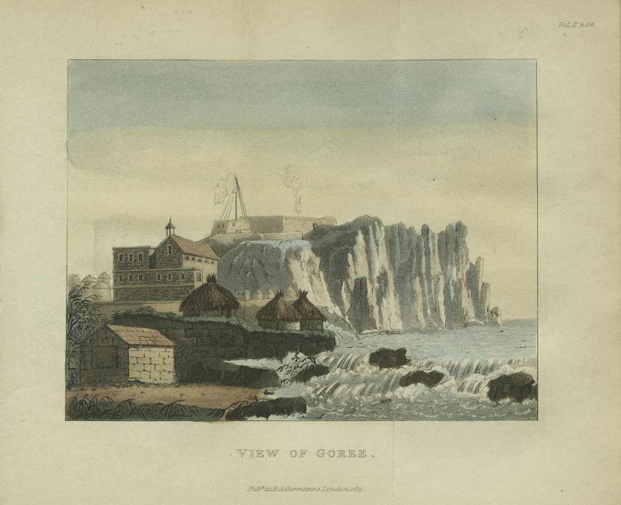 Ansicht von Gorée, 1821 von French School
