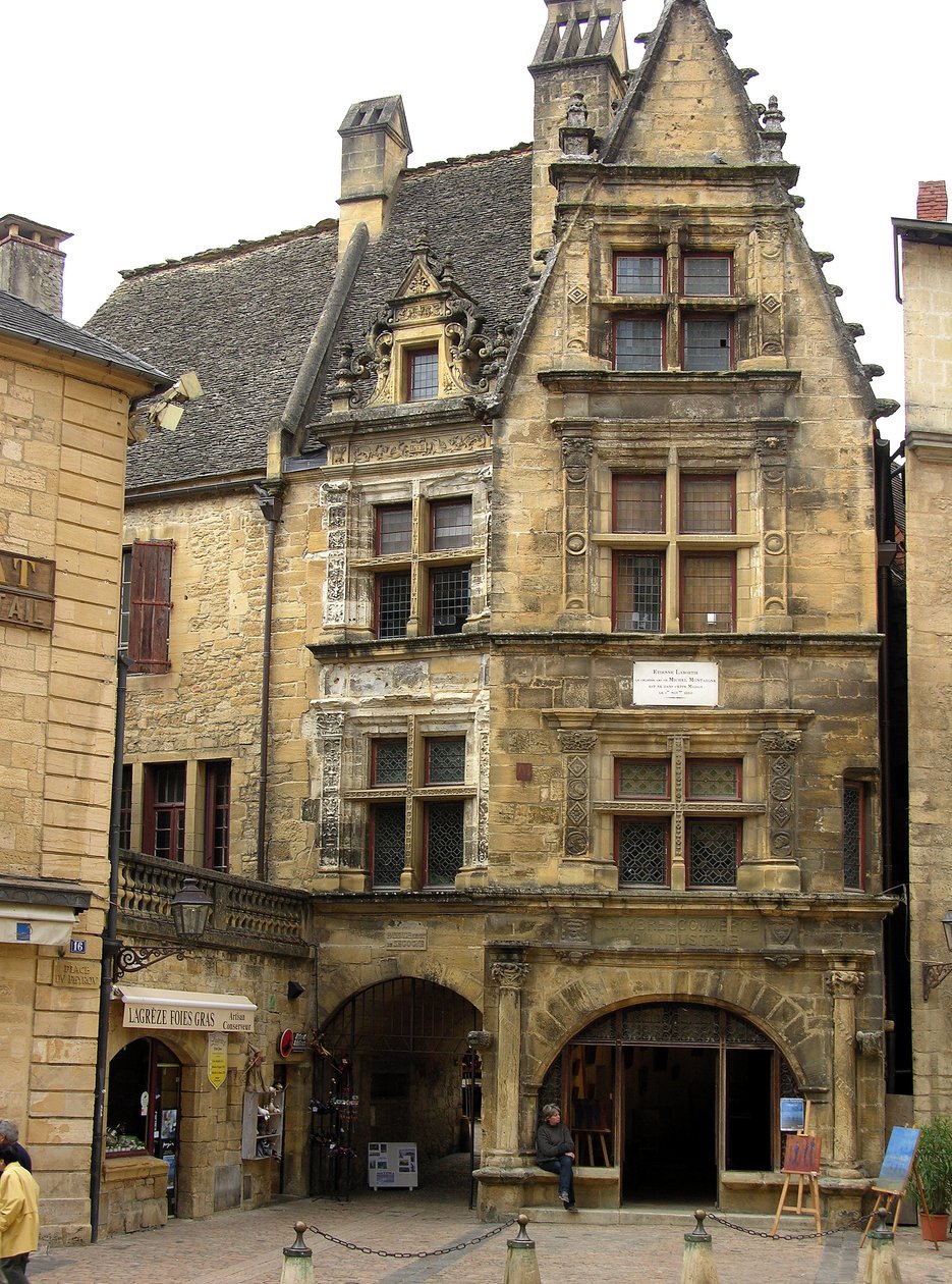 Ansicht des Maison de La Boetie von French School