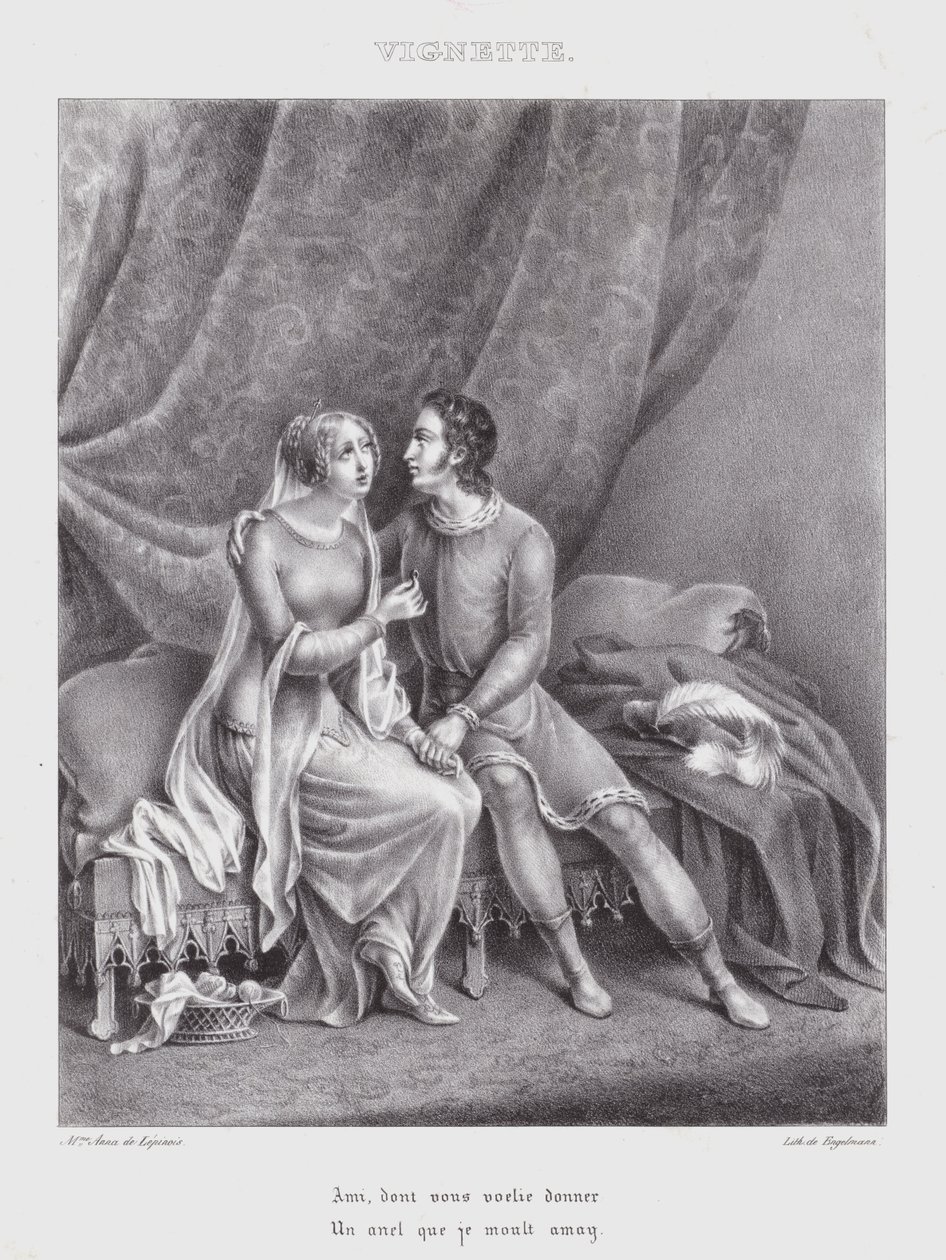 Vignette (Litho) von French School