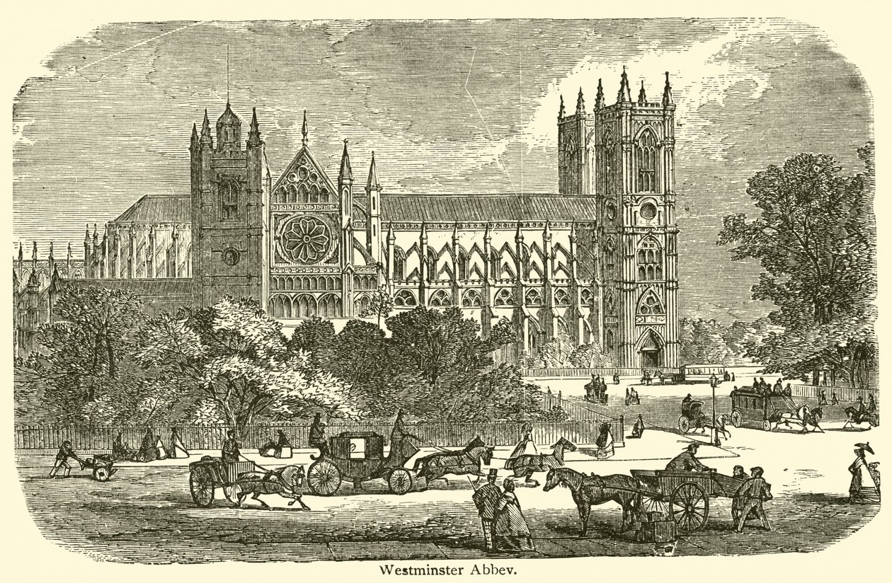 Westminster Abbey von French School