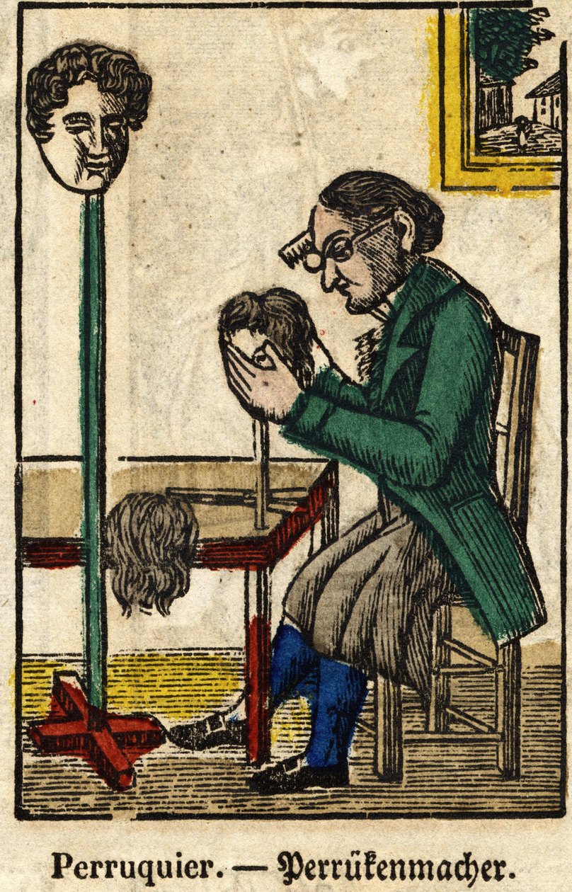 Perücke; Serie über Handwerke von French School