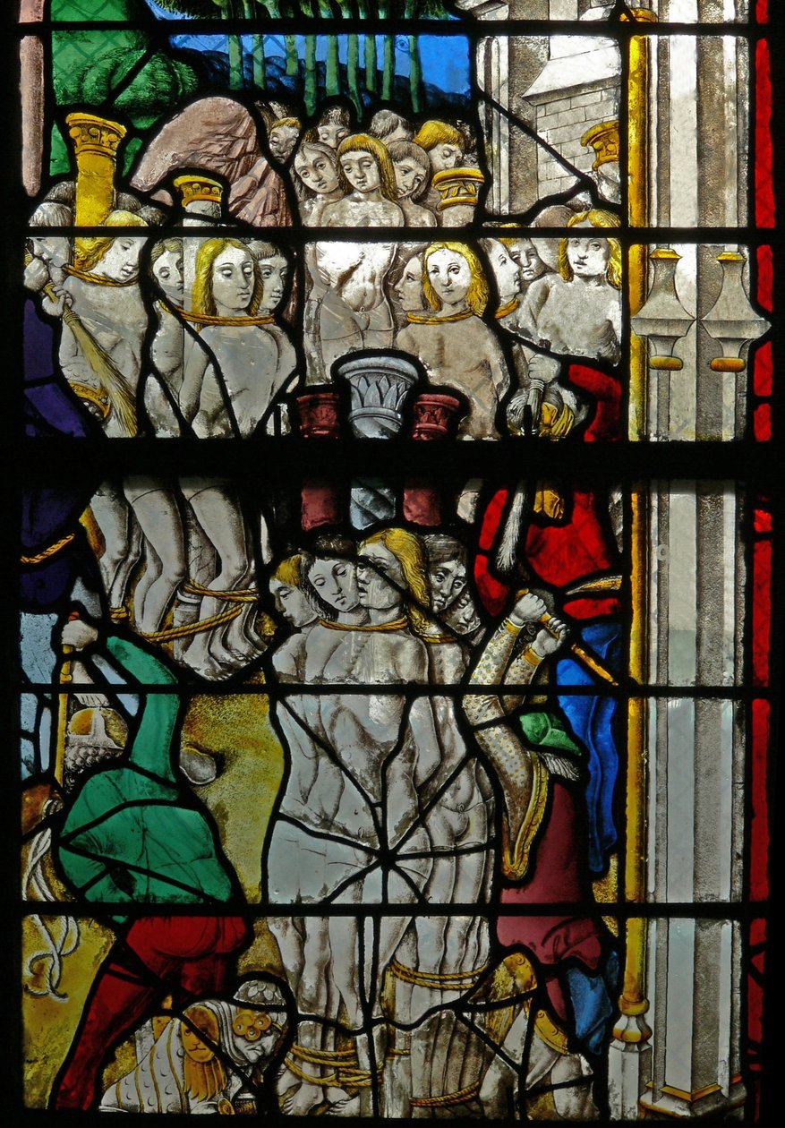 Fenster S2 mit Massenmartyrium von French School