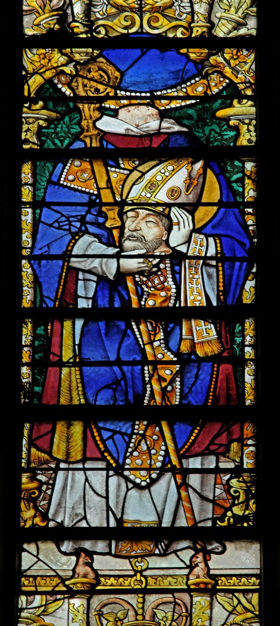 Fenster w0 zeigt St. Denis von French School