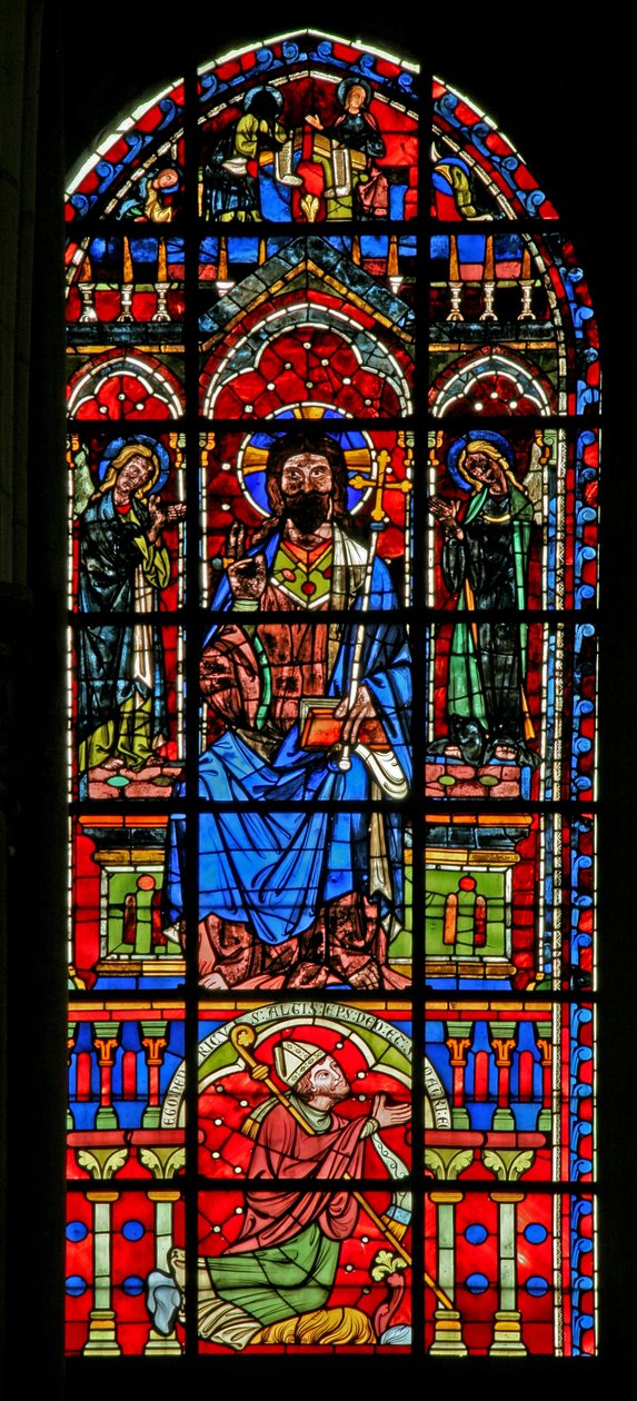 Fenster w100, Christus in Herrlichkeit von French School