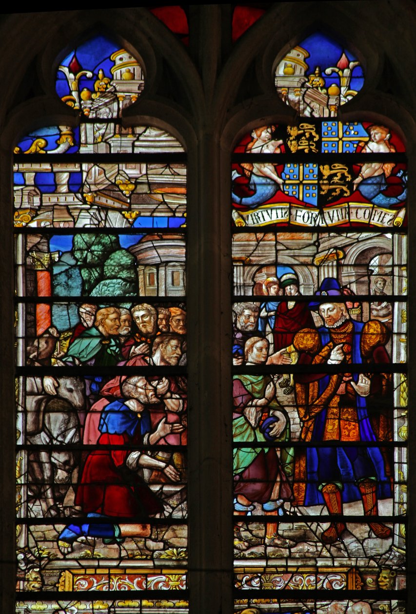 Fenster w119, Joseph erkennt seine Brüder von French School