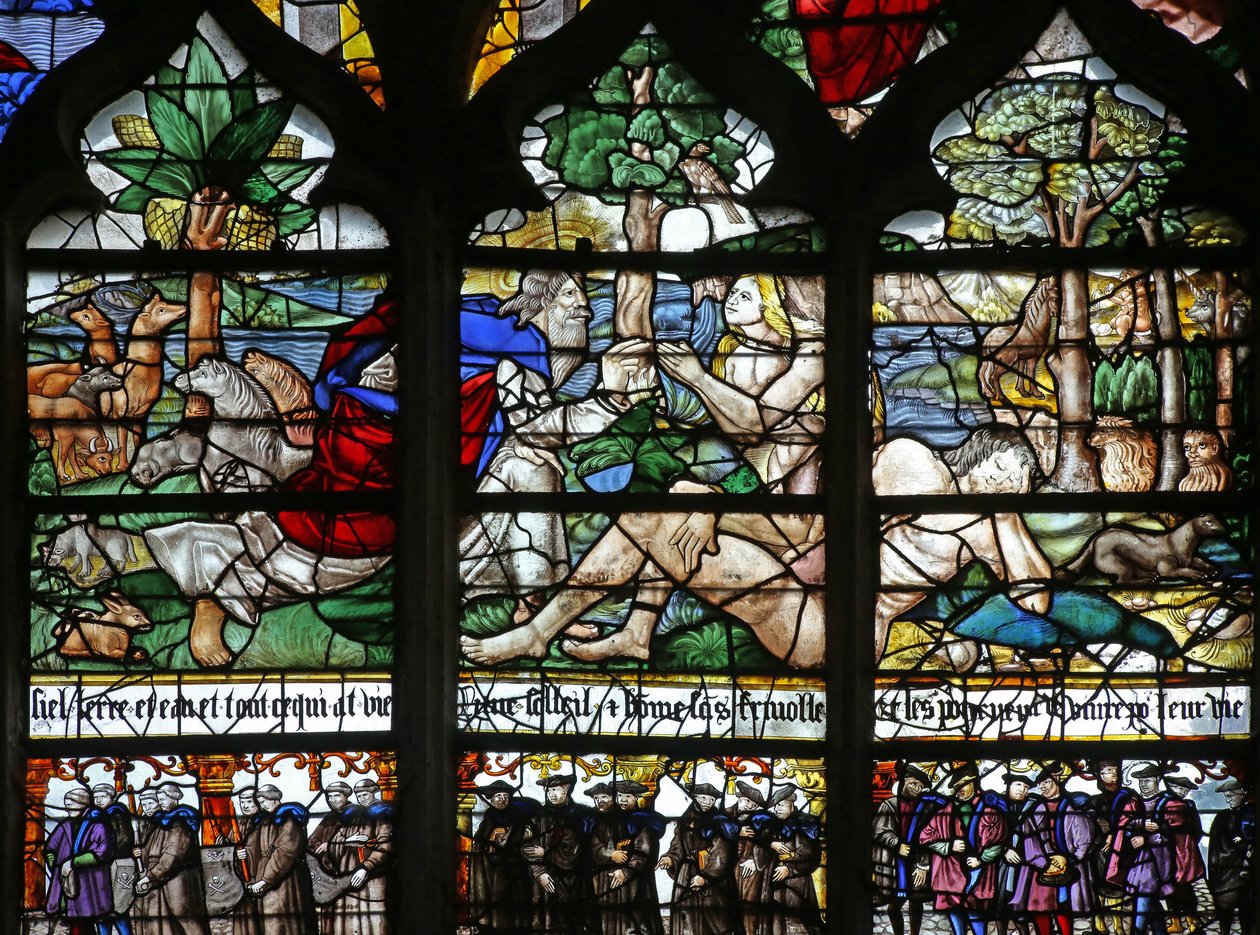 Fenster w120, Erschaffung Evas von French School