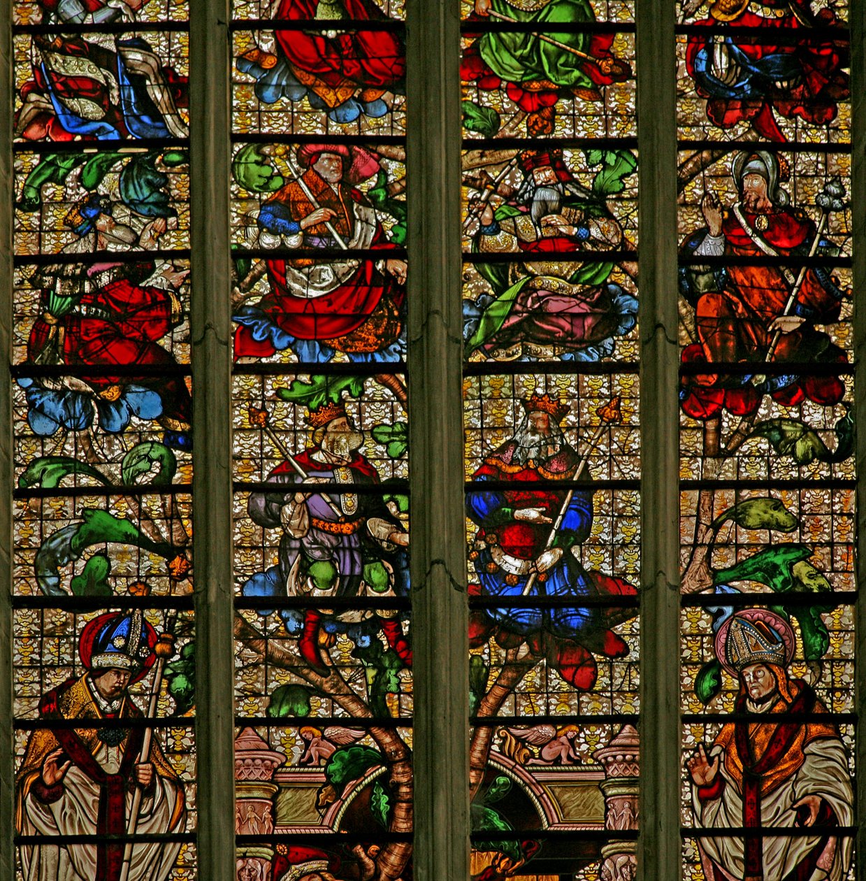 Fenster w123, der Baum Jesse von French School