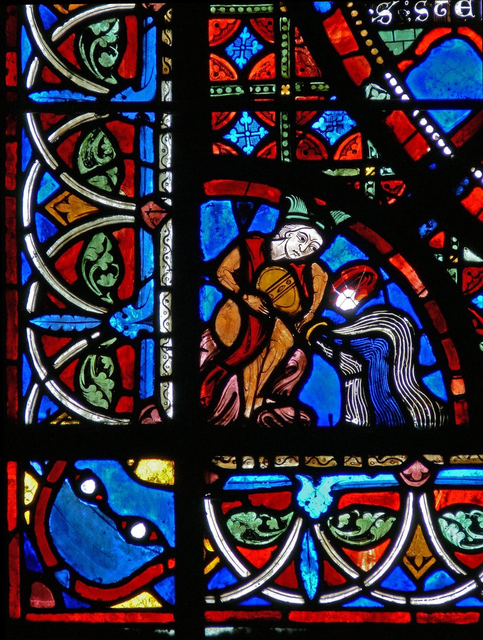 Fenster w15 Darstellung von Stiftern - Wasserträger von French School