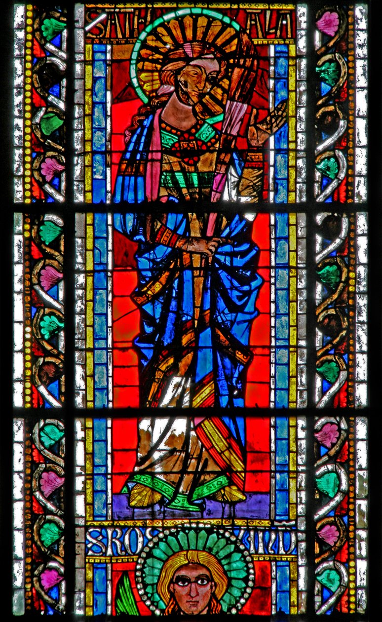 Fenster w202 mit der heiligen Attale von French School