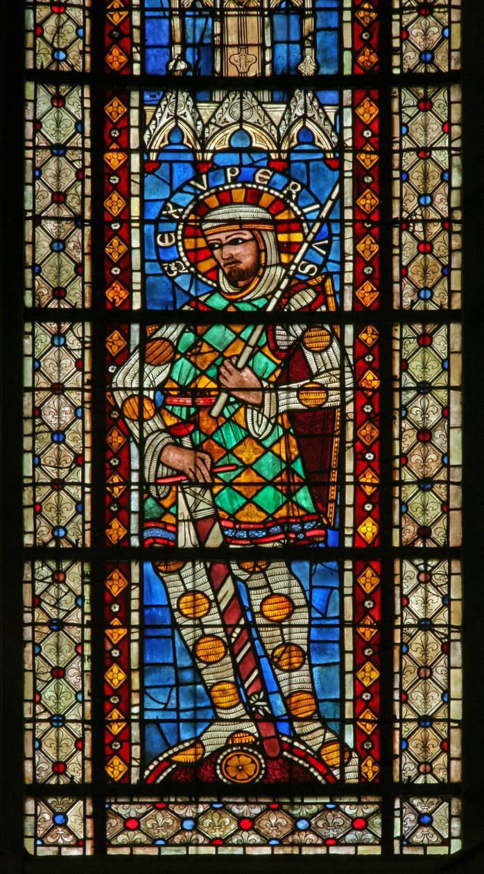 Fenster w203 mit dem heiligen Exuperius von French School