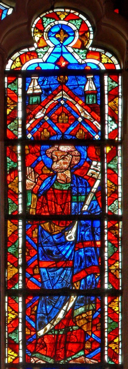 Fenster w203 zeigt St. Petrus von French School