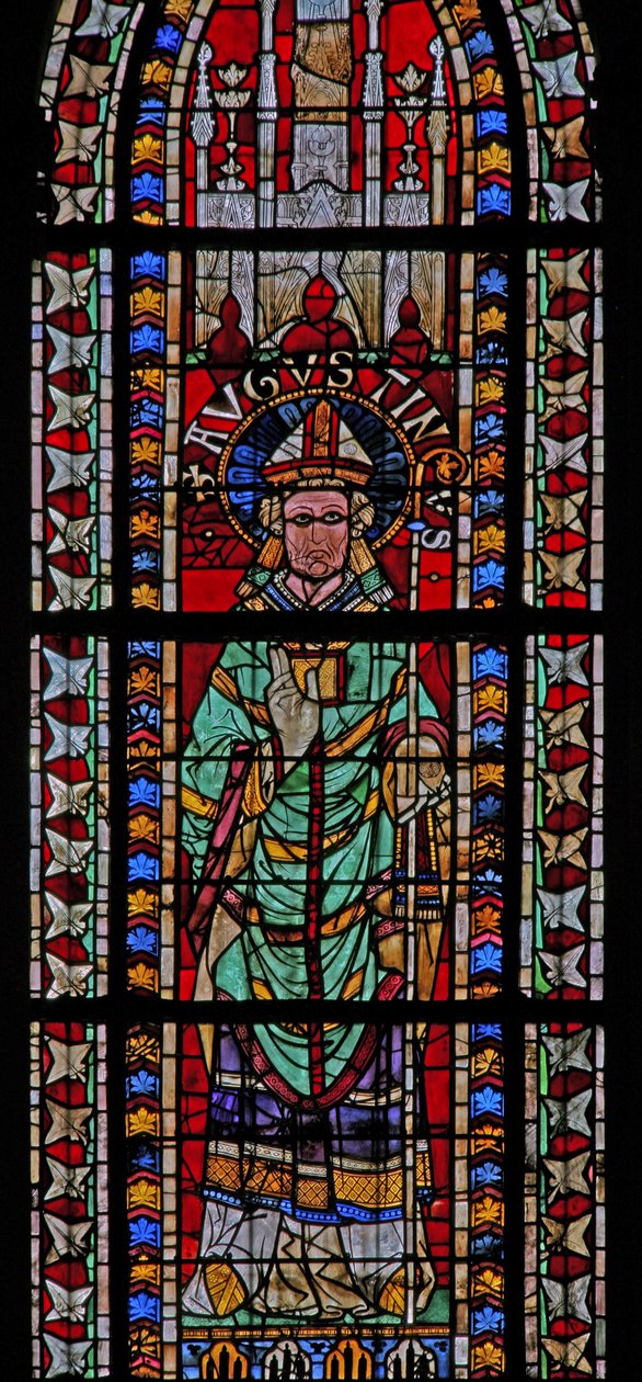 Fenster w207 mit St. Augustinus von French School