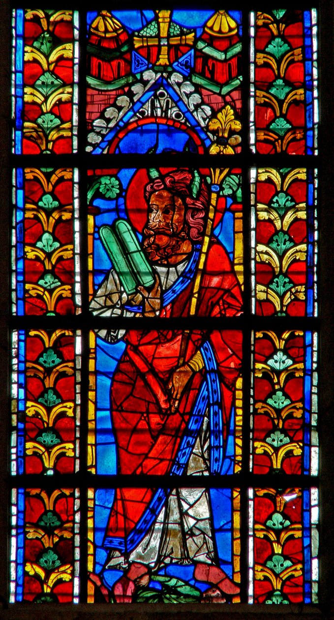 Fenster w211 mit Mose von French School