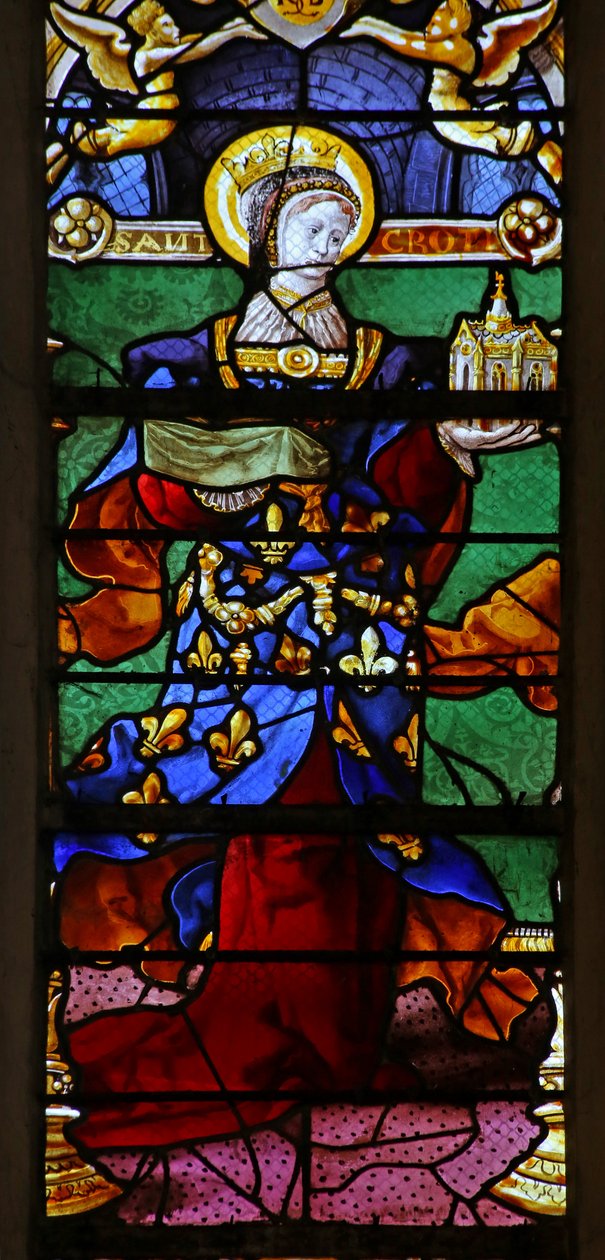 Fenster w21, St. Clothilde darstellend von French School