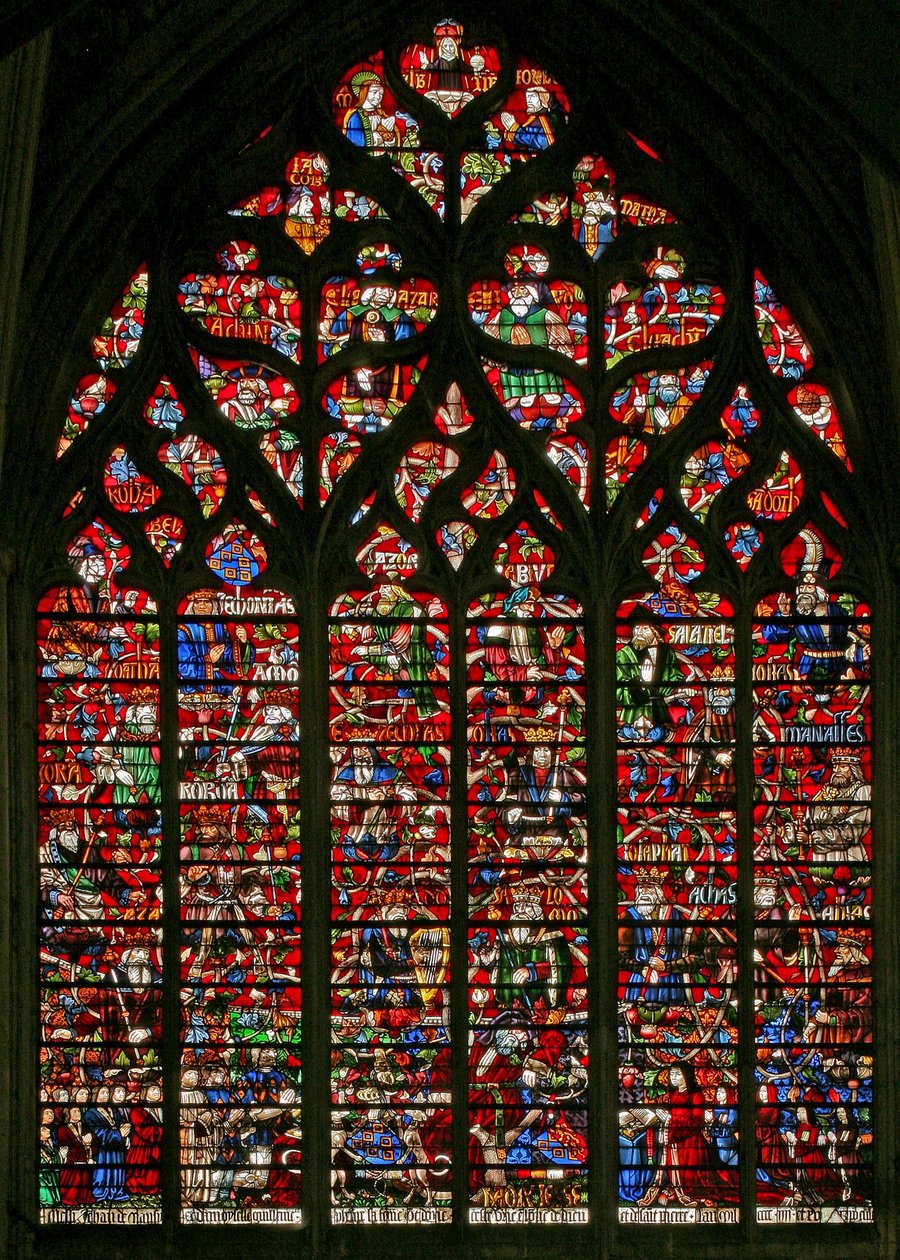 Fenster w230 zeigt den Jessebaum von French School