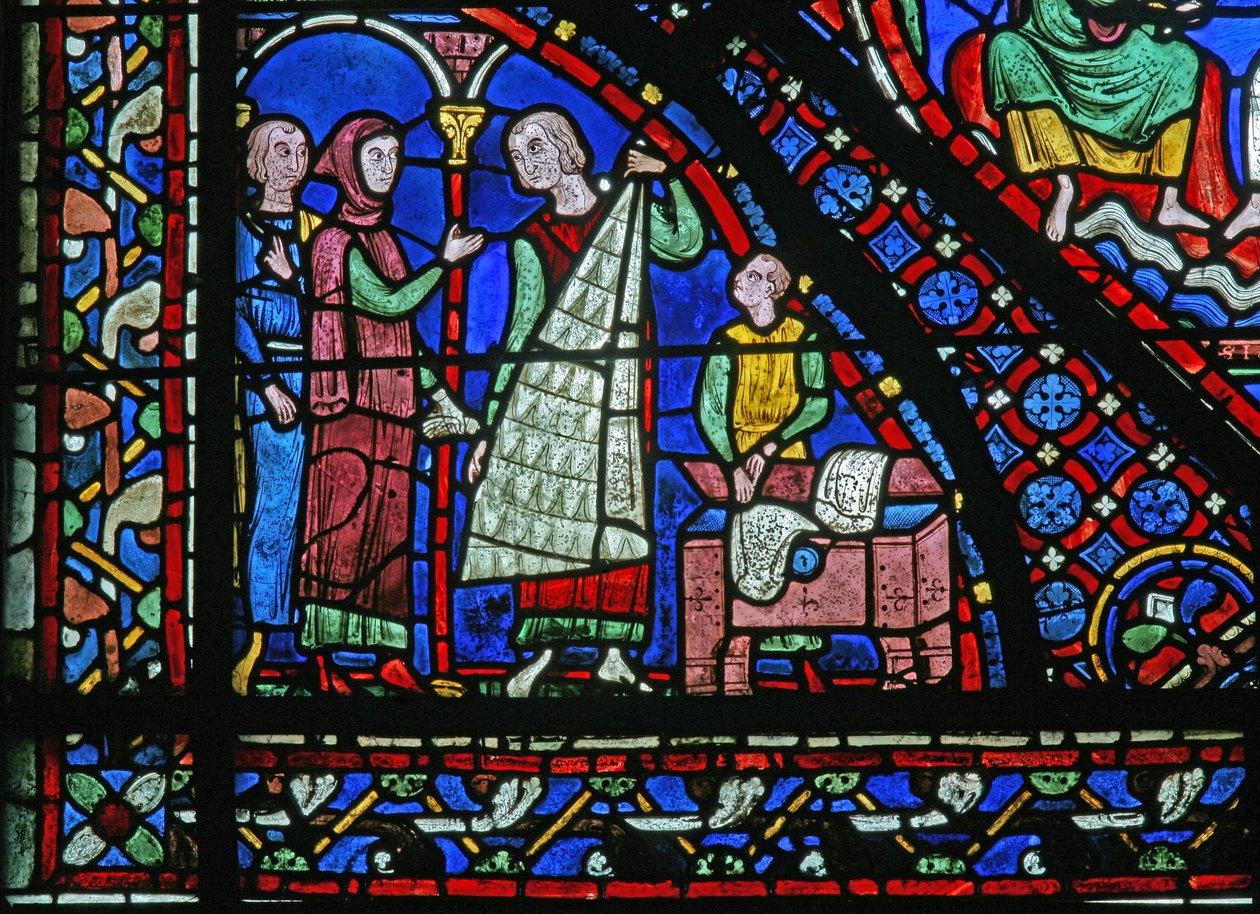Fenster w5 mit Stiftern - Kürschner von French School