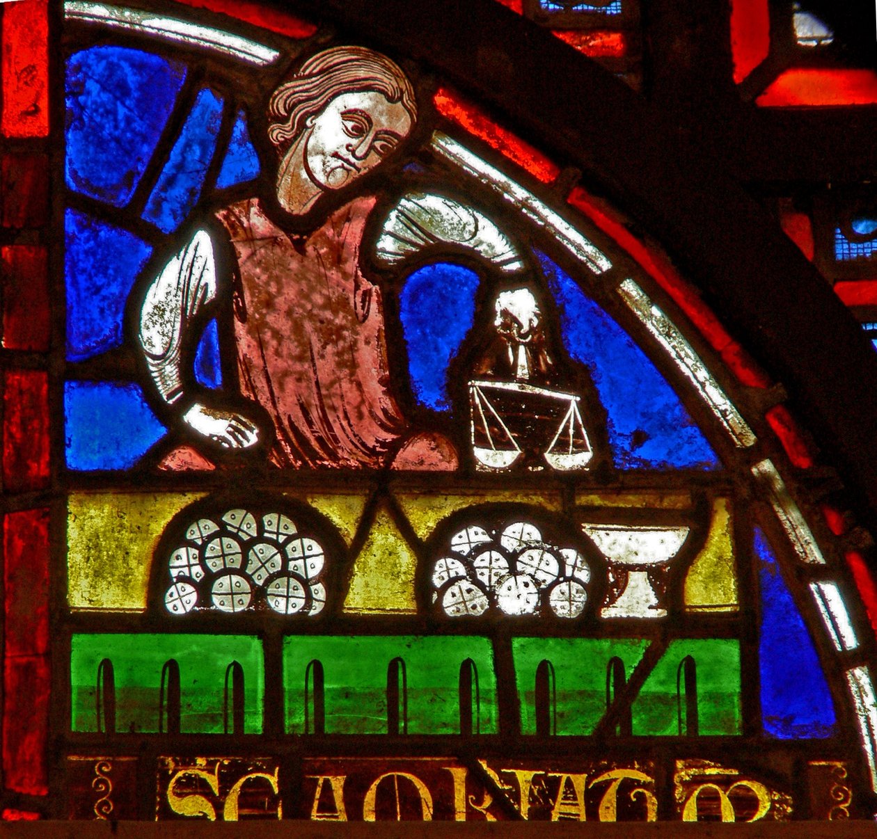 Fenster w5 mit Stiftern - Geldwechsler von French School