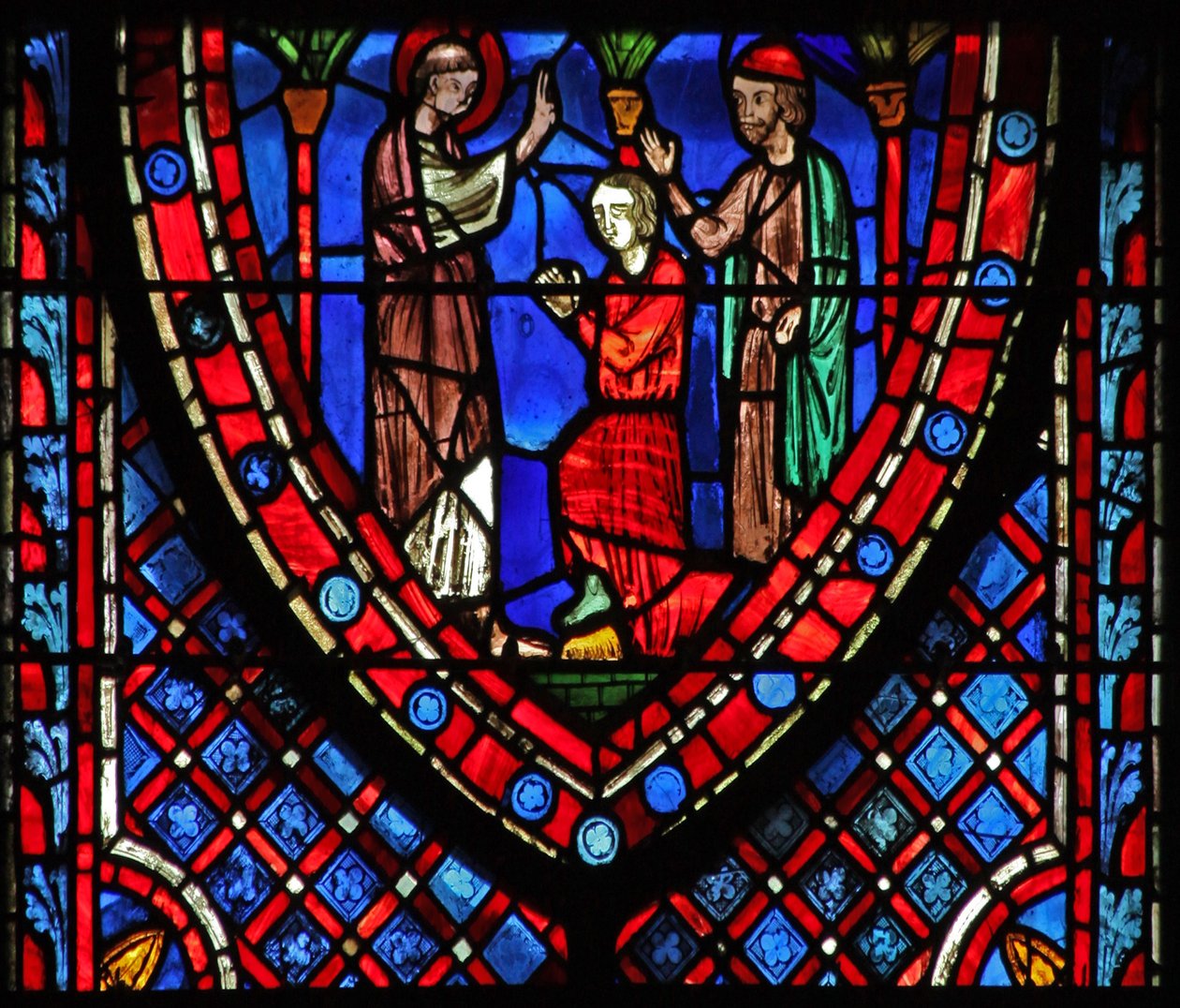 St. Johannes mit Aristodemus von French School