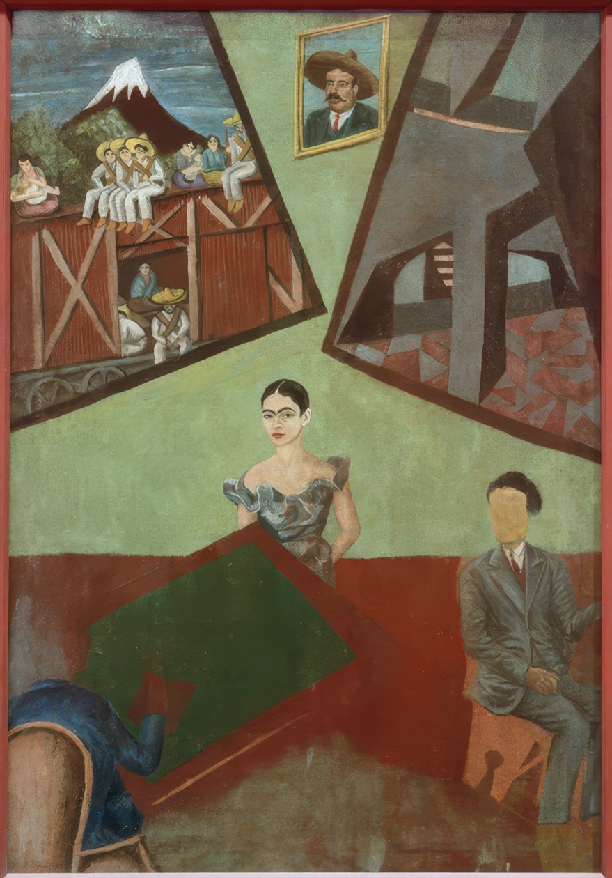 Pancho Villa und Adelita von Frida Kahlo