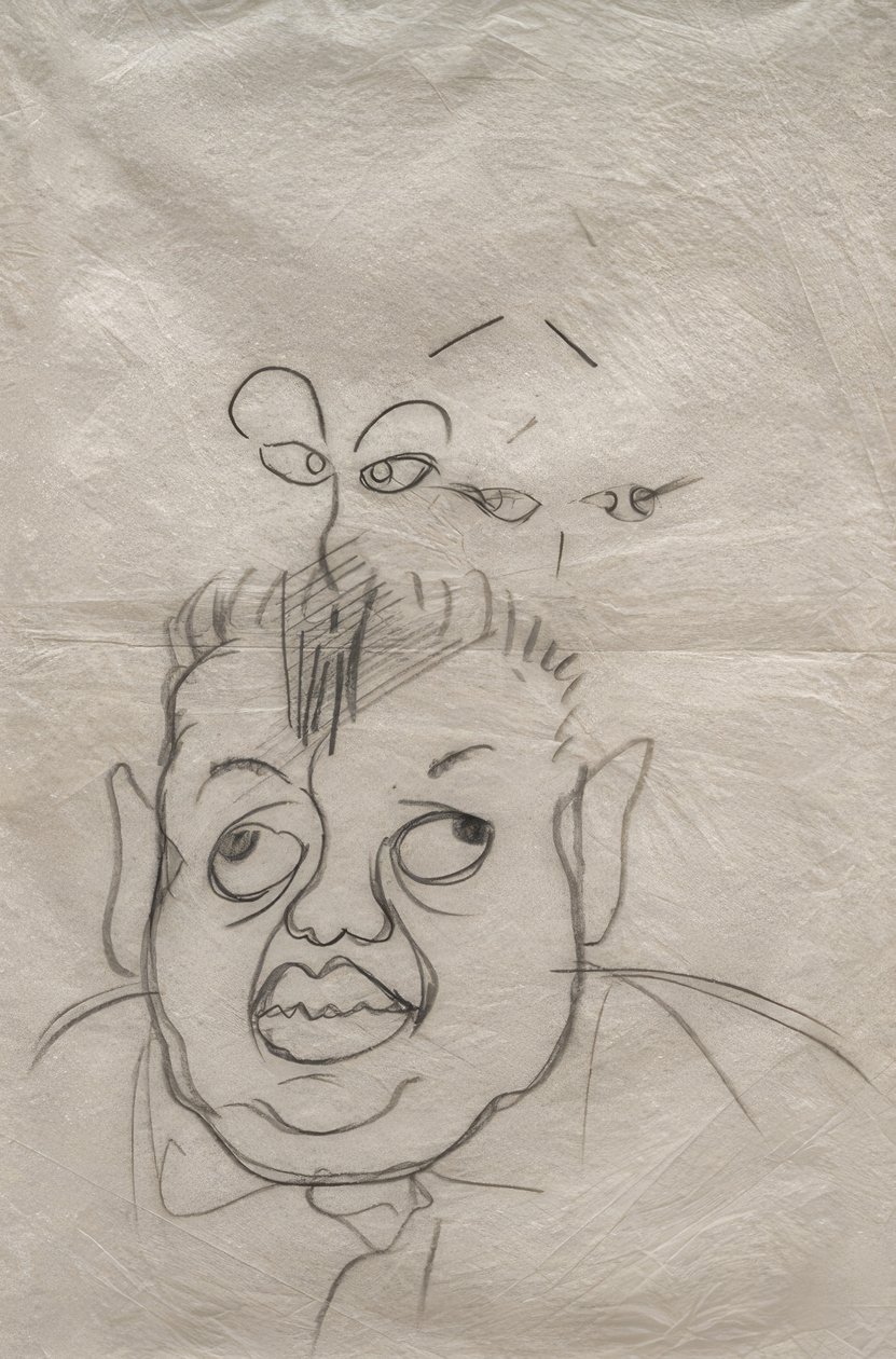 Porträt von Diego Rivera von Frida Kahlo