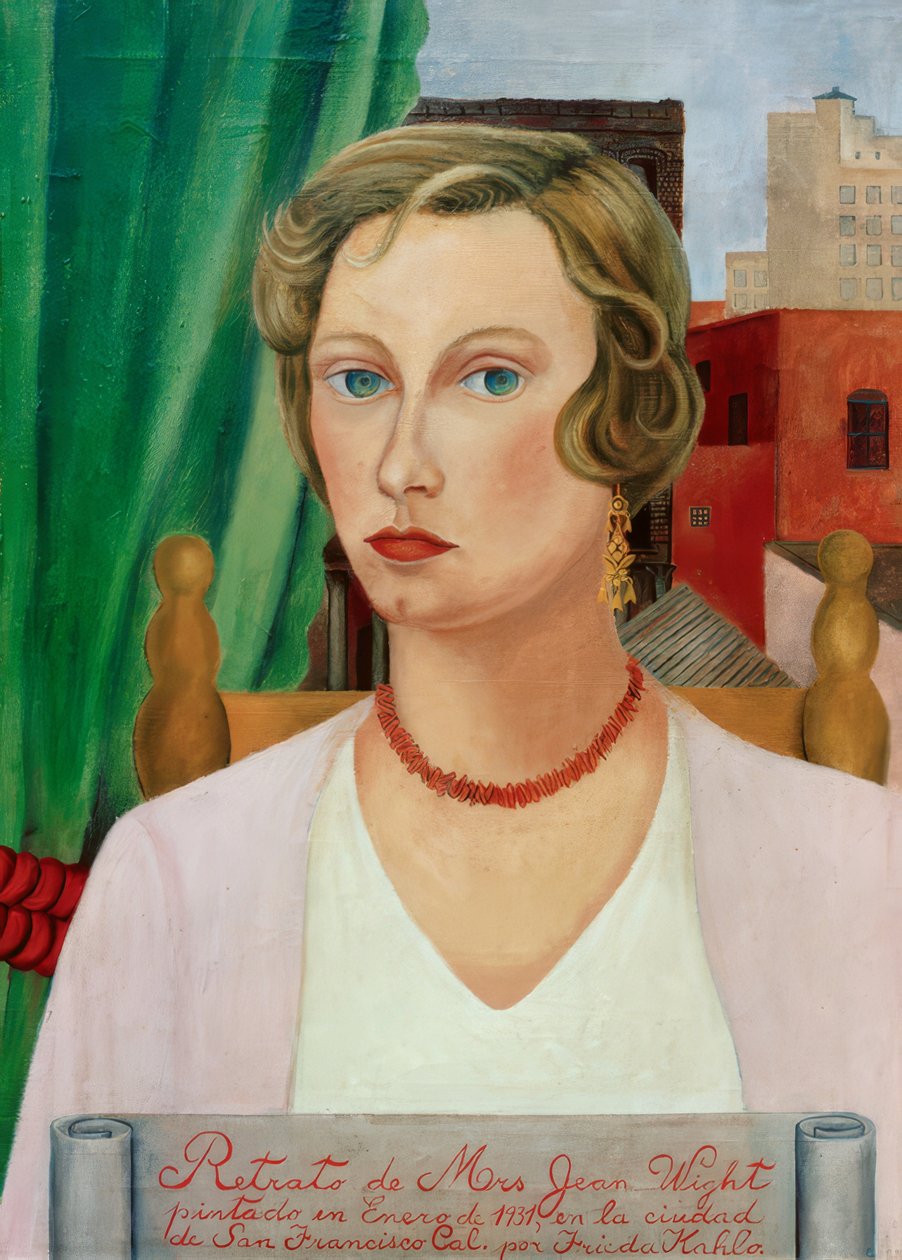 Porträt von Mrs. Jean Wight von Frida Kahlo