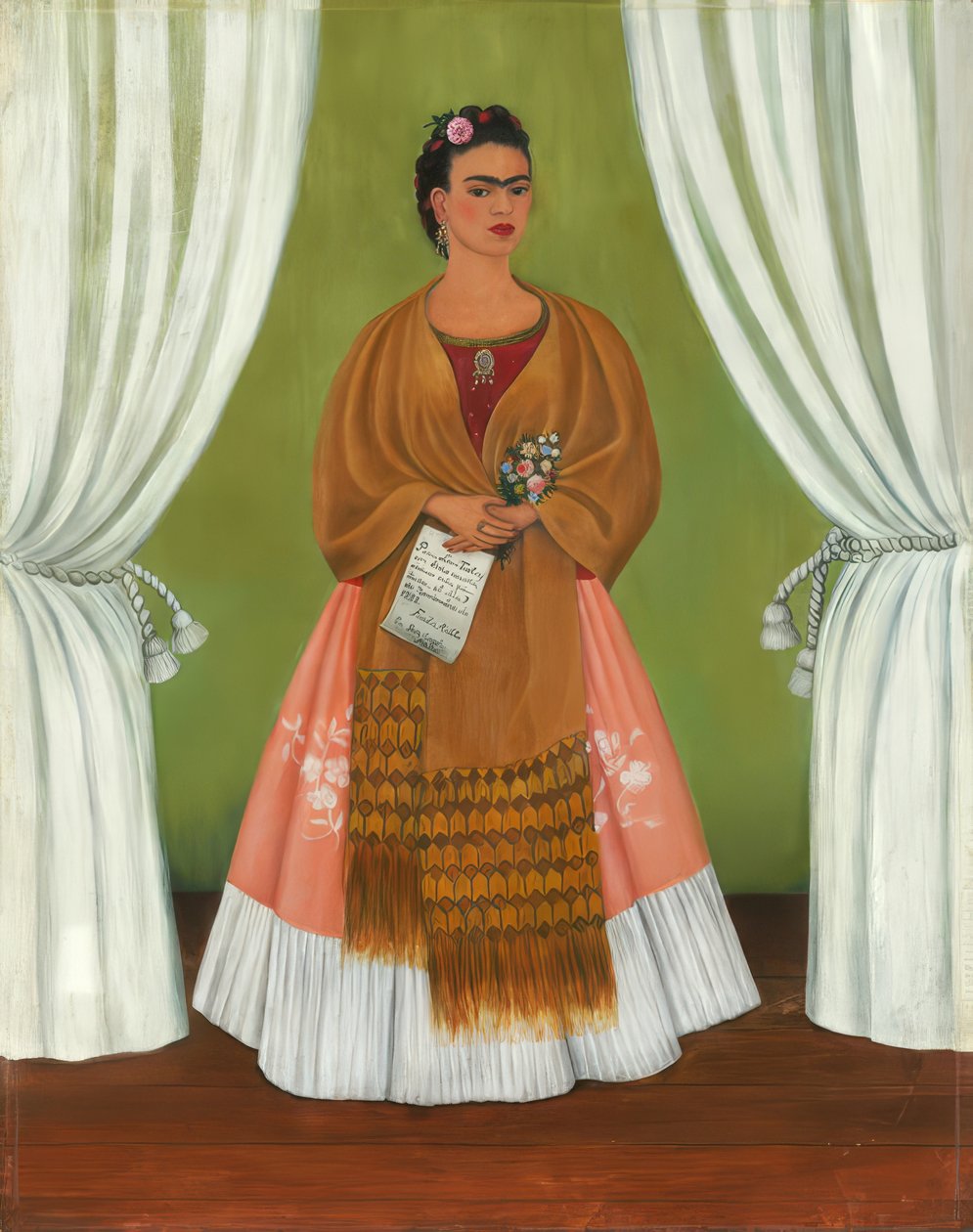 Selbstporträt gewidmet Leo Trotzki von Frida Kahlo