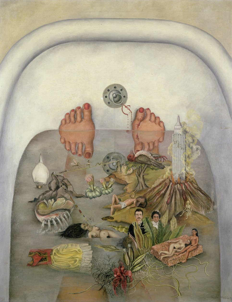 Was das Wasser mir gab von Frida Kahlo