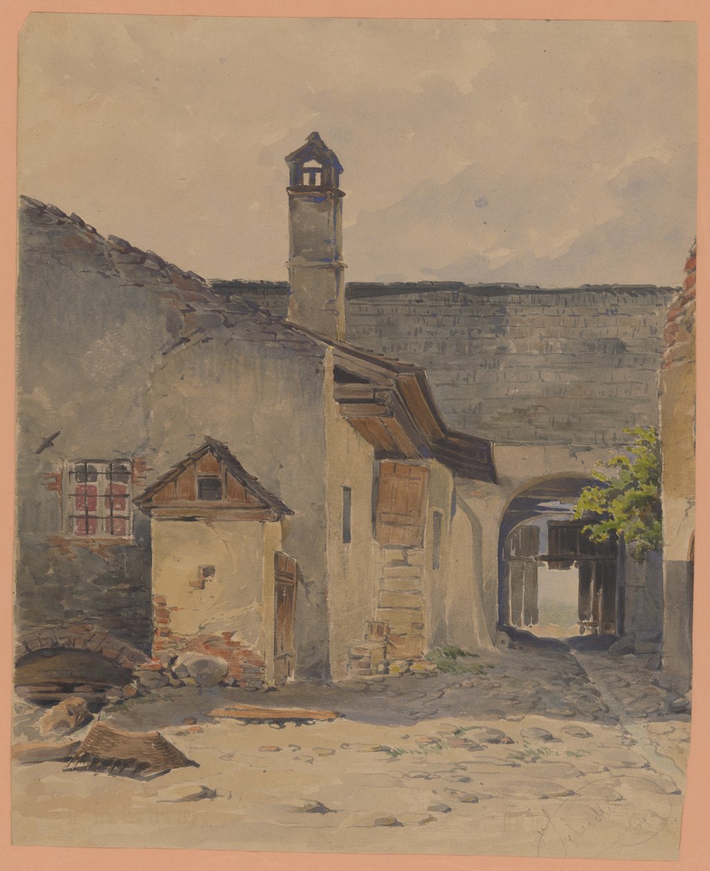 Alter Hof von Friedrich Carl von Scheidlin