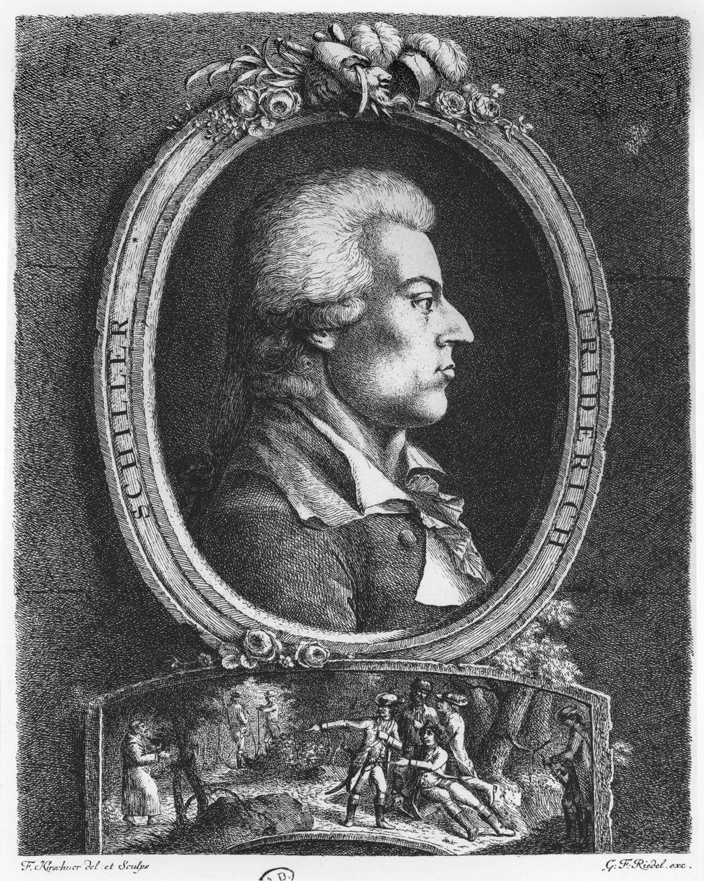Friedrich Schiller (1759-1805) von Friedrich Kirschner