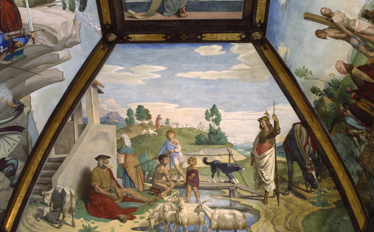 Erminia unter den Hirten von Friedrich Overbeck
