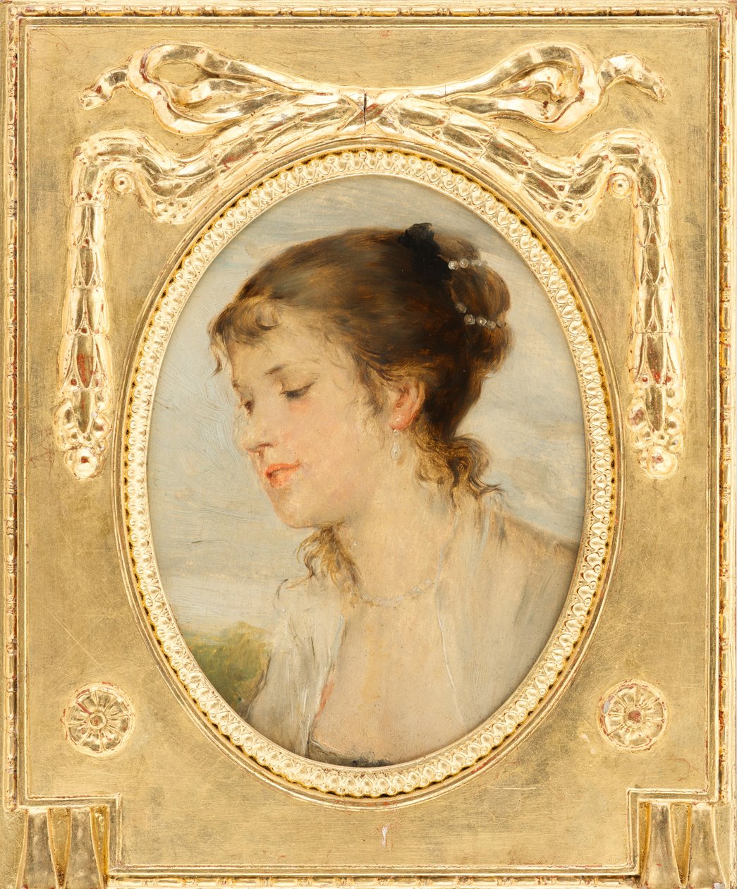 Mädchenbildnis von Friedrich August von Kaulbach