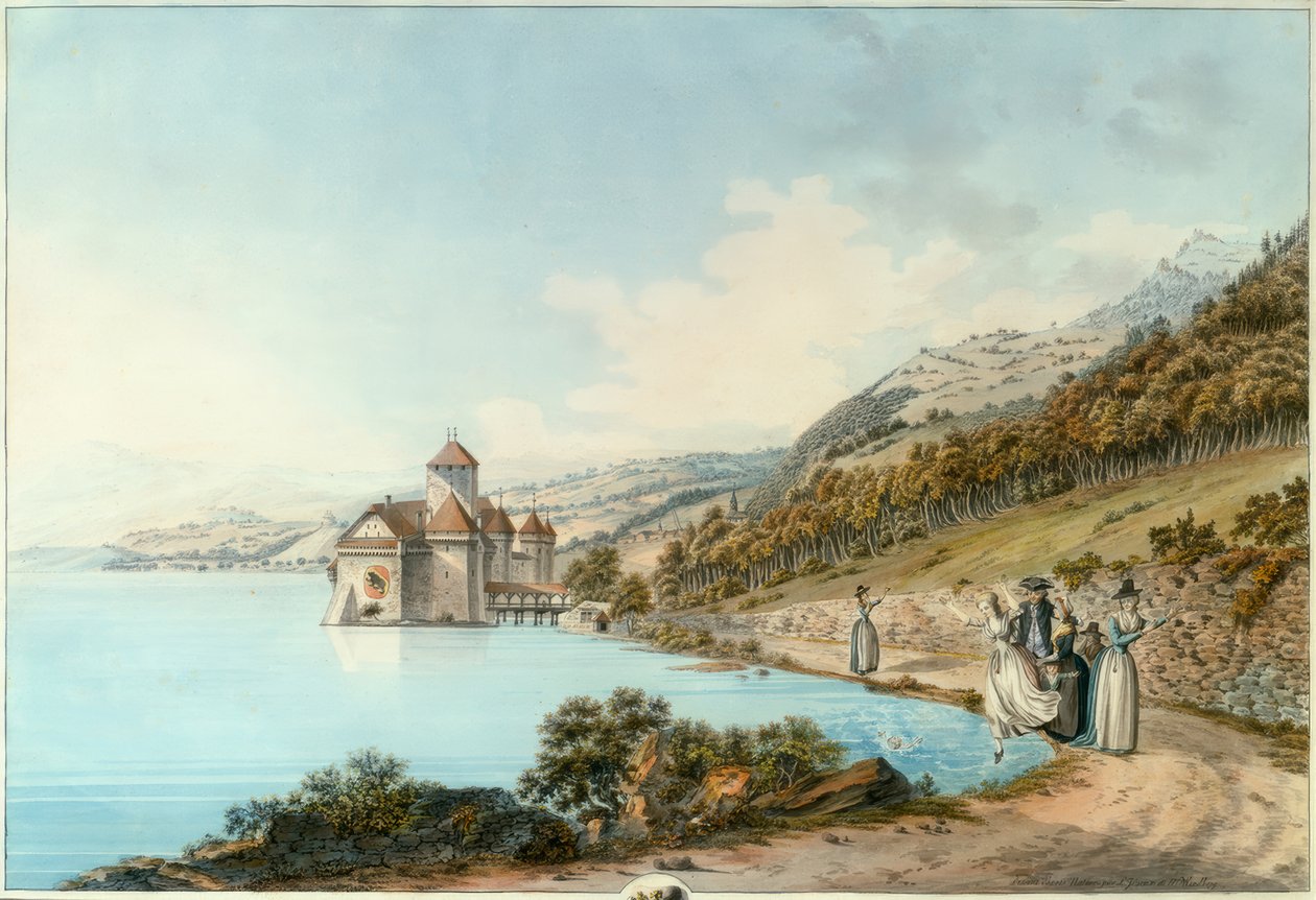 Schloss Chillon von Friedrich Georg Wexelberg
