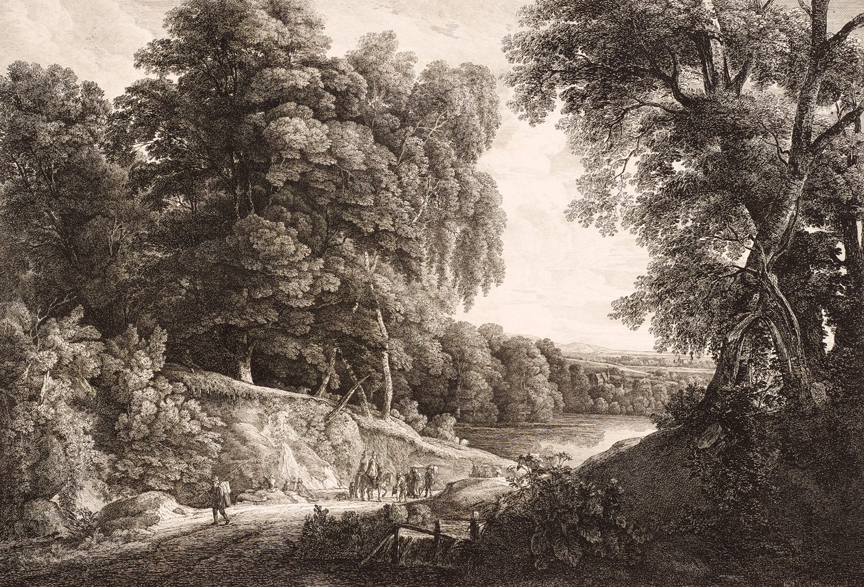 Waldlandschaft von Friedrich Loos
