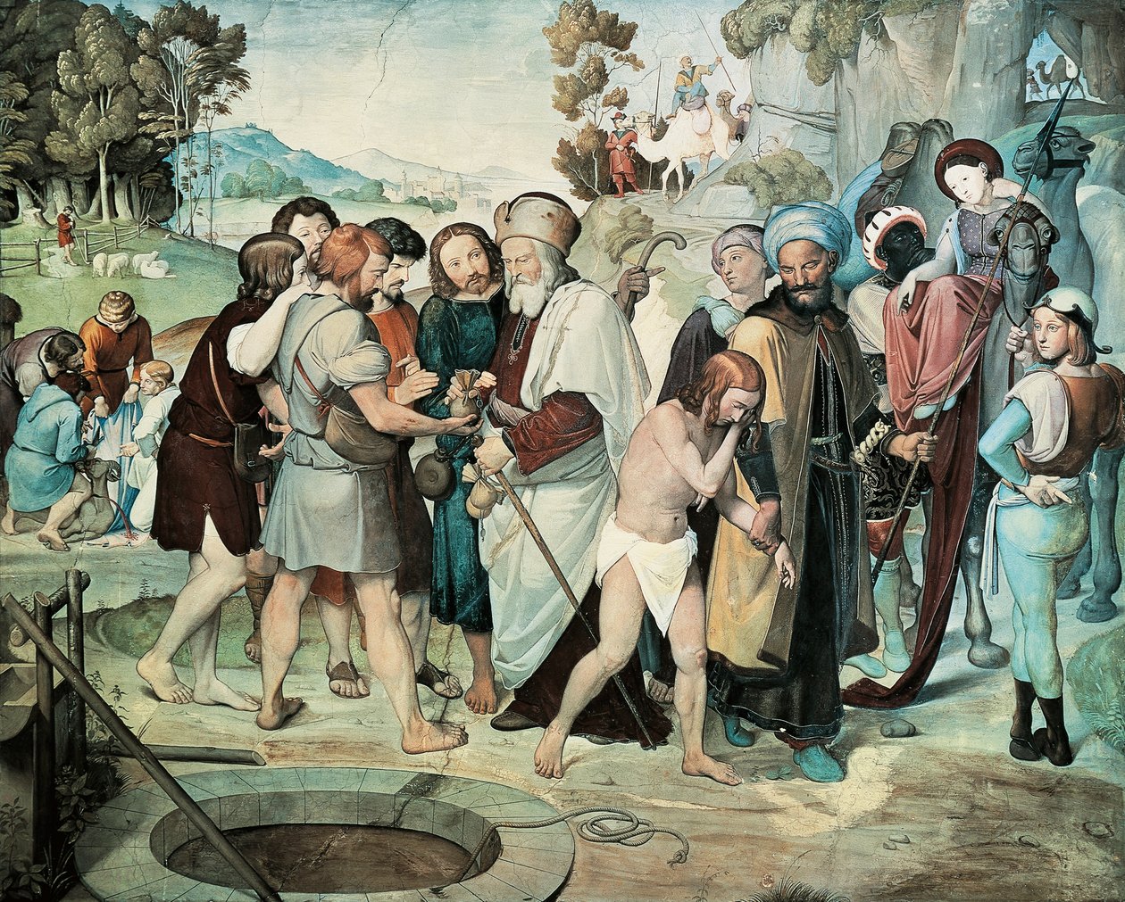 Joseph wird von seinen Brüdern verkauft von Friedrich Overbeck