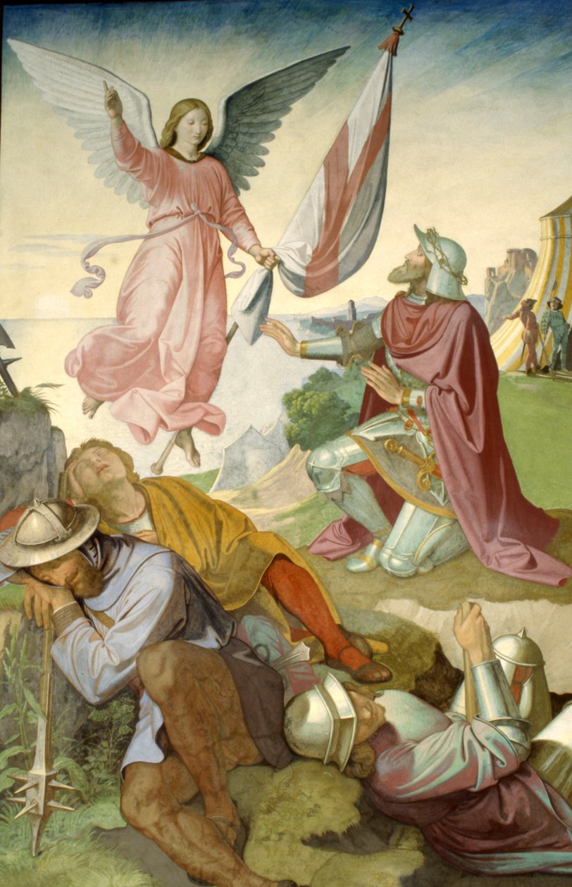 Die Vision von Gottfried von Bouillon von Friedrich Overbeck