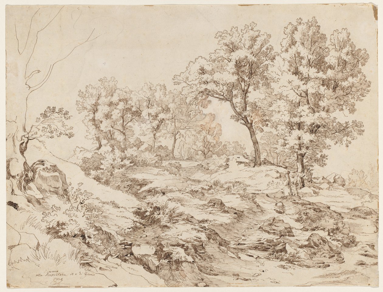 La Serpentara bei Olevano, 1829 von Friedrich Preller
