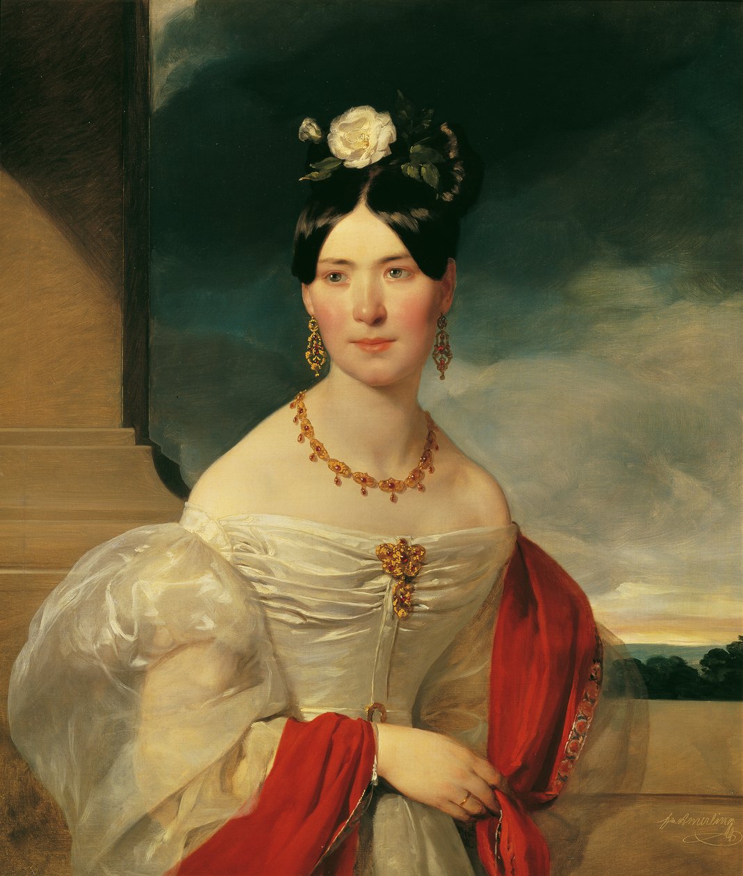 Marie Freiin Vesque von Püttlingen von Friedrich von Amerling