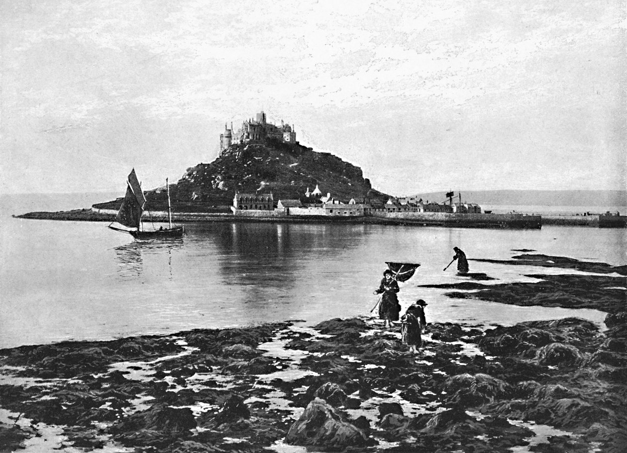 St. Michaels Mount, um 1896 von Frith and Co