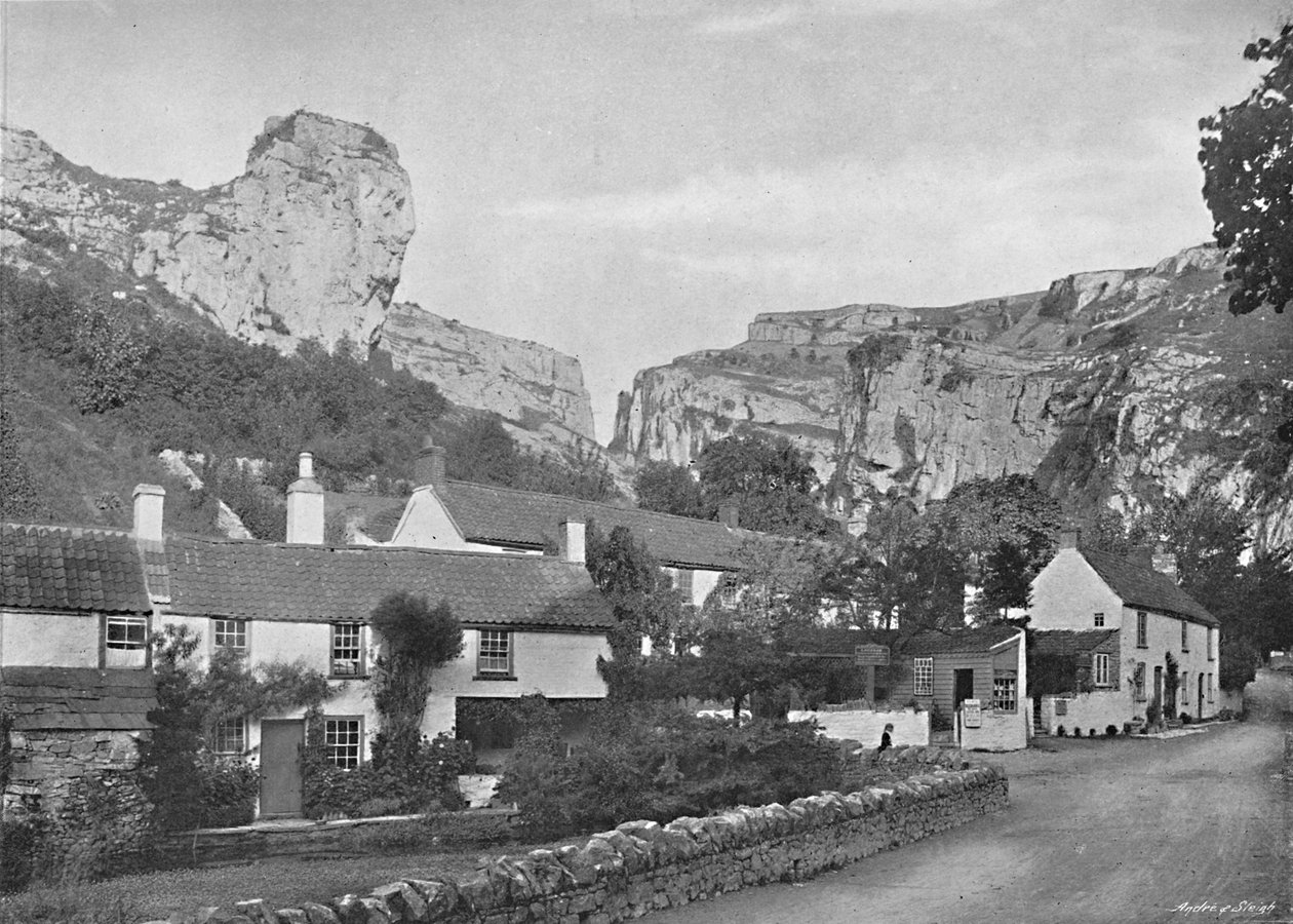 Der Löwenfelsen, Cheddar, um 1896 von Frith and Co